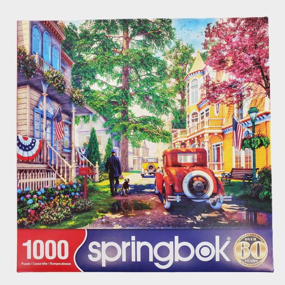 Springbok 4th of July Walk 1000 Piece Jigsaw Puzzle Dominic Davison Americana
